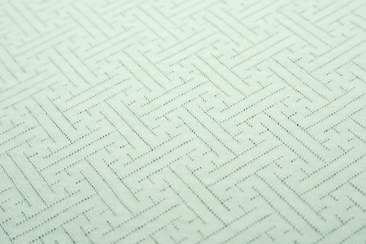 40支精梳棉涤纶丝盖棉单面男装针织提花面料